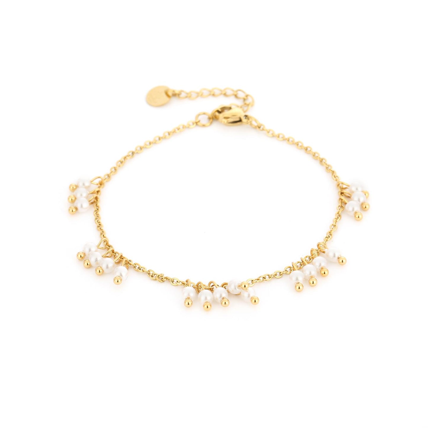 Lulu - Armband met parelhangers