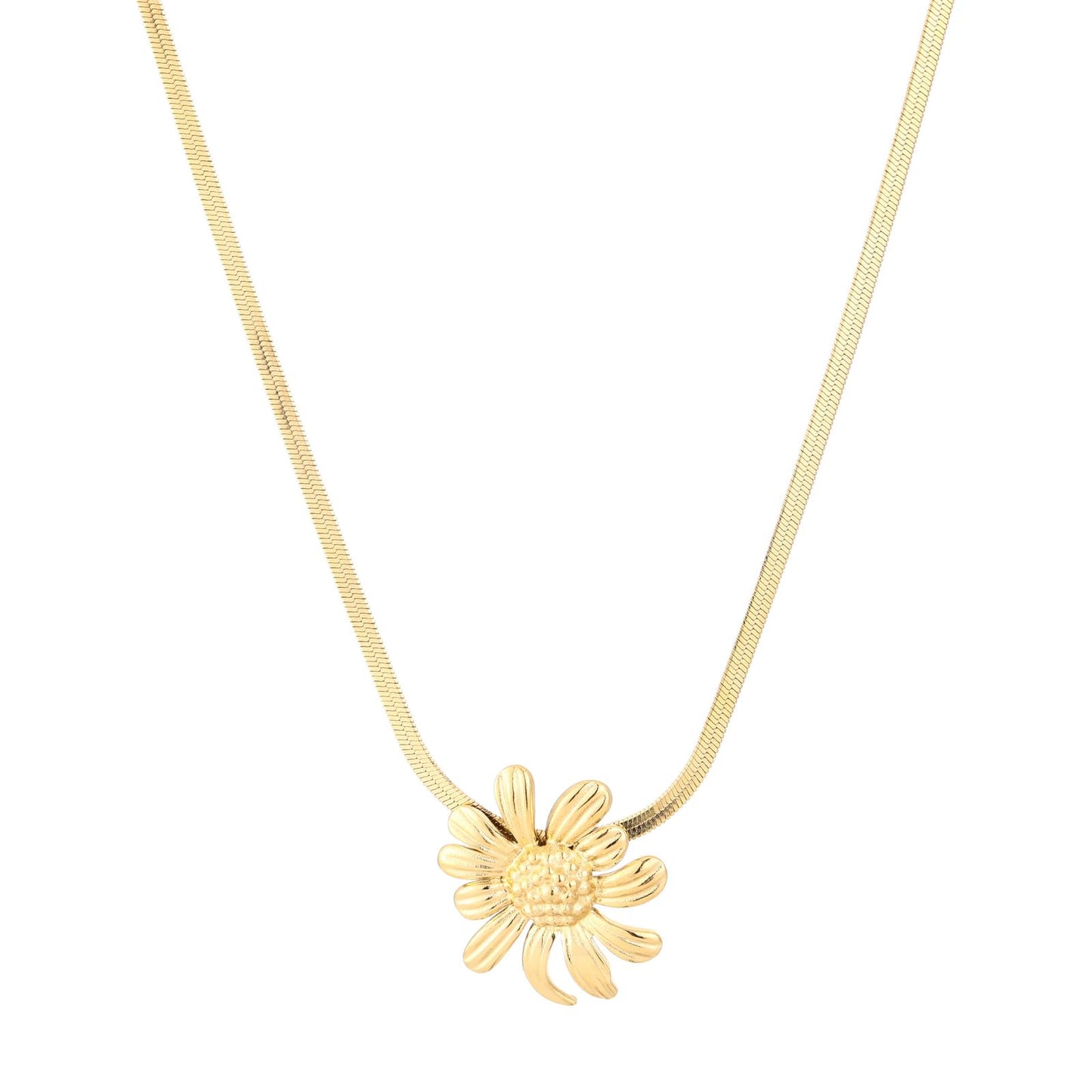 Flora - Ketting met grote bloem