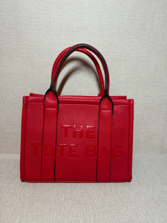 Tote Bag - Rode Tas Klein
