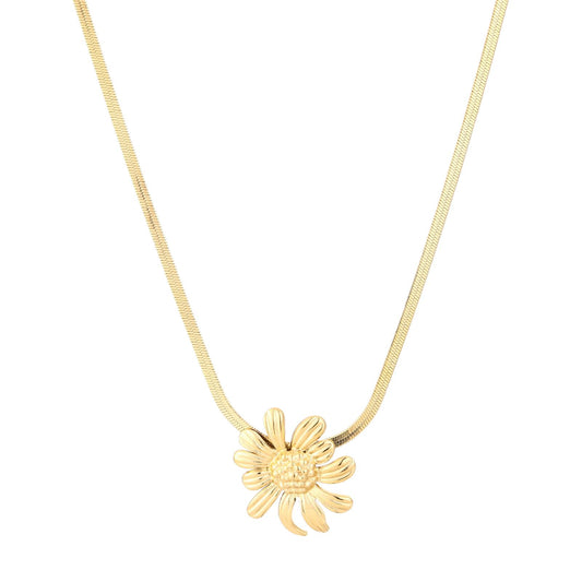 Flora - Ketting met grote bloem