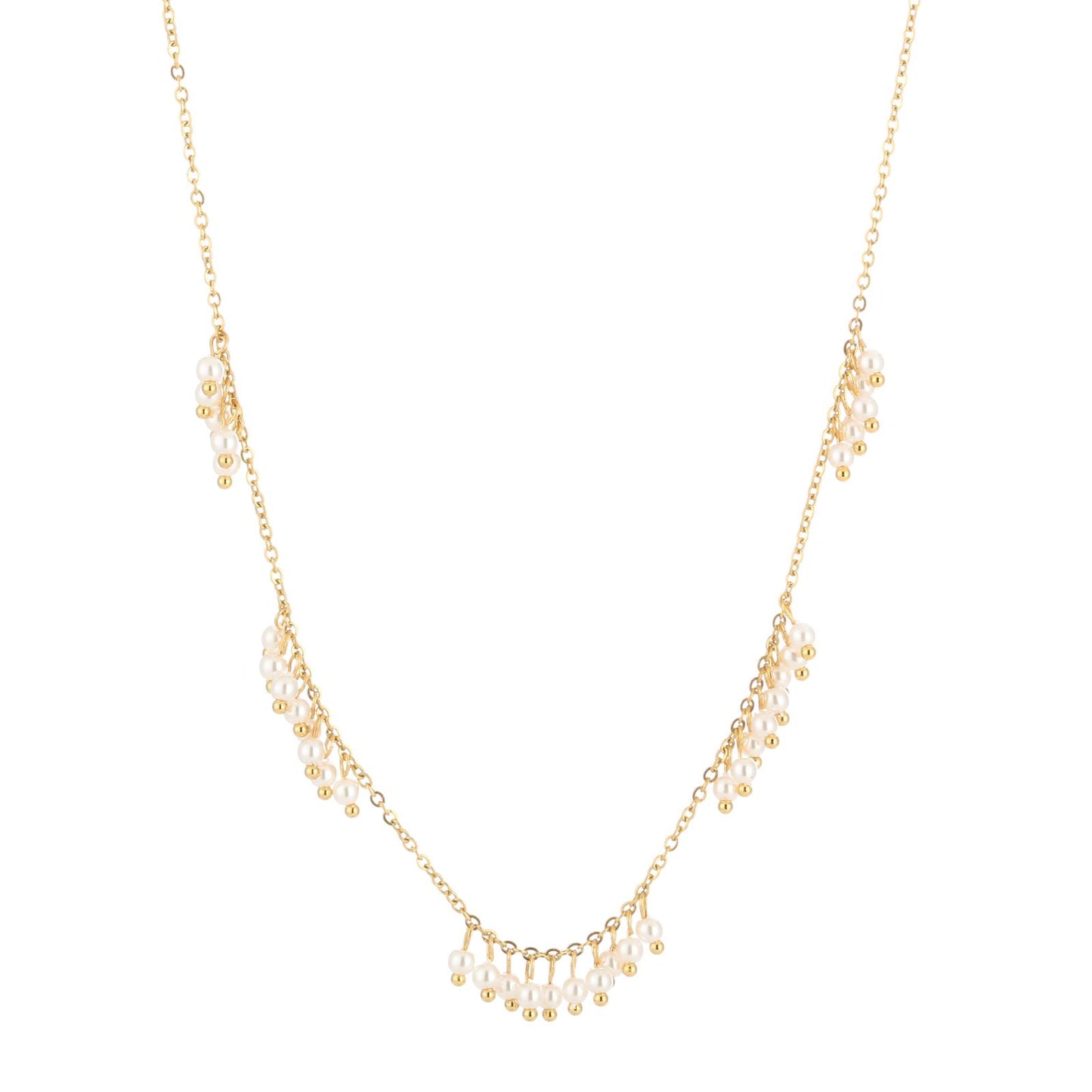 Lulu - Ketting met parelhangers