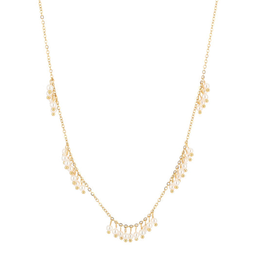 Lulu - Ketting met parelhangers