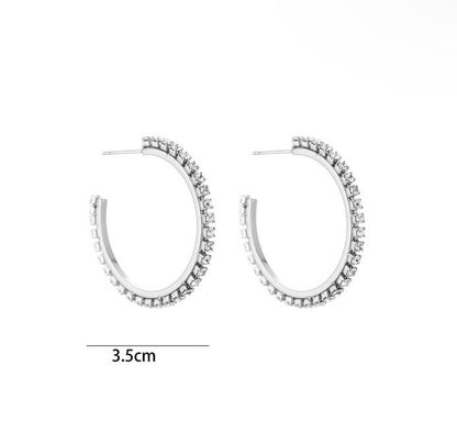 Maddie – Strass oorringen